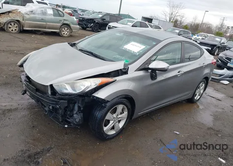 2012 Hyundai Elantra Gls (Ulsan Plant) from USA, damaged, VIN KMHDH4AE0CU349969